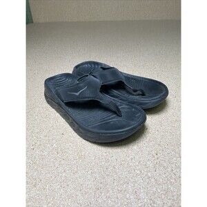 Hoka One One Men's Black Thong Sandals